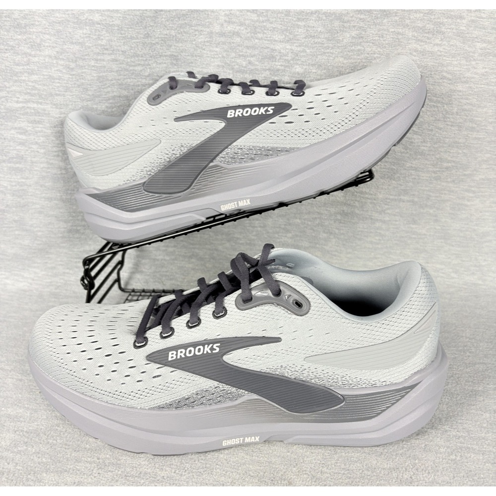 Brooks Ghost Max 3 Running Sneakers Mens 12 D Grey Ebony Cushioned